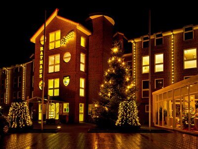 Rathaus Weihnachtsbeleuchtung