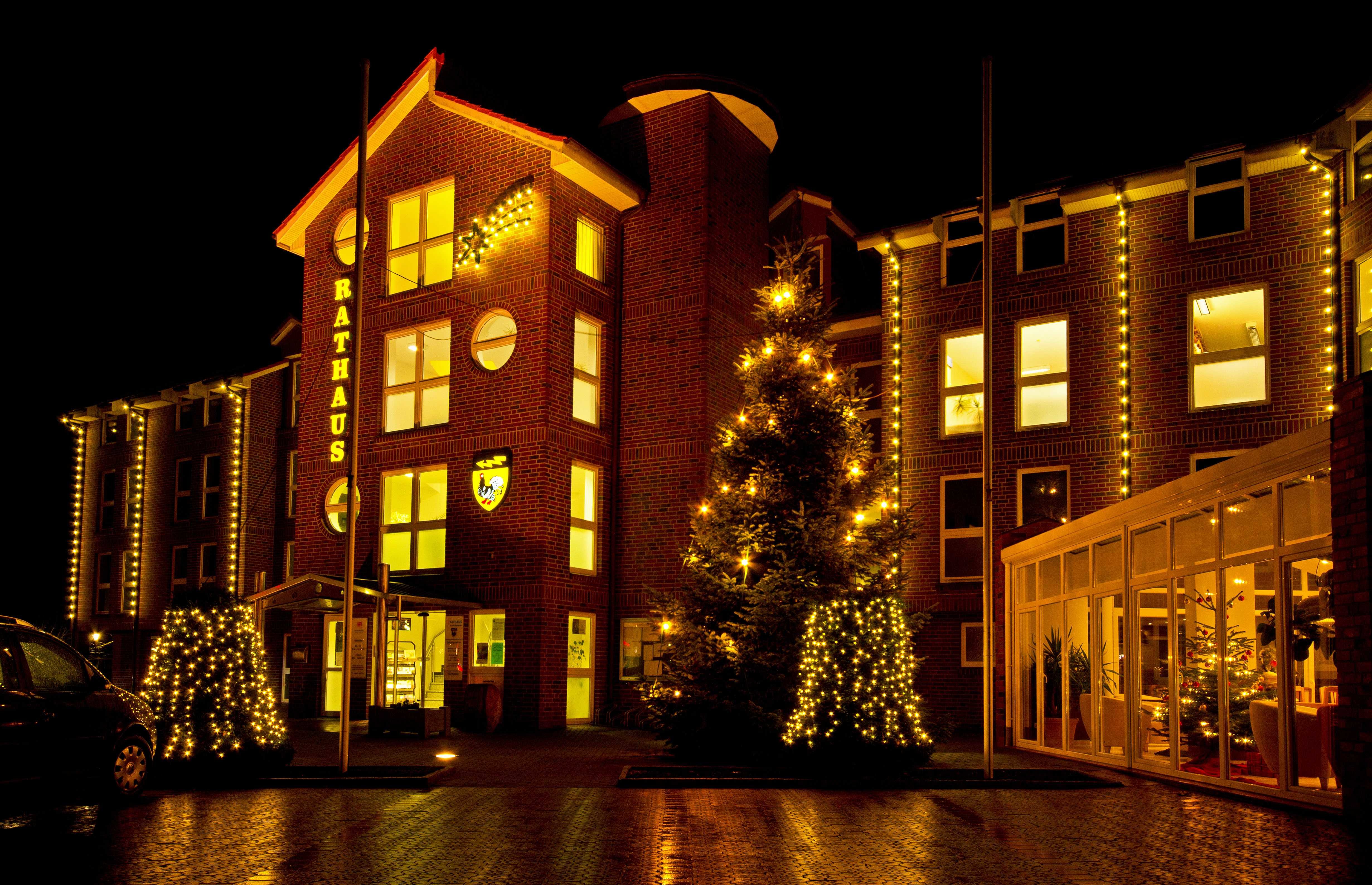 Rathaus Weihnachtsbeleuchtung