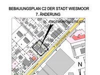 Planzeichnung der 7. Änderung des Bebauungsplanes Nr. C 2 – „Hauptstraße“