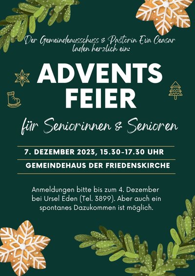 Adventsfeier Seniorinnen 2023 Adventsfeier Seniorinnen 2023